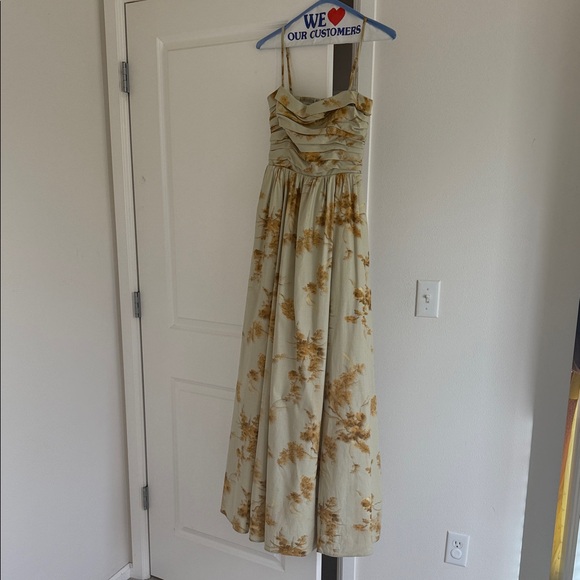slim fit dress slacks Golden Hour Corset Maxi Dress main image 1